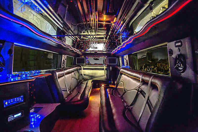 hummer limo interior