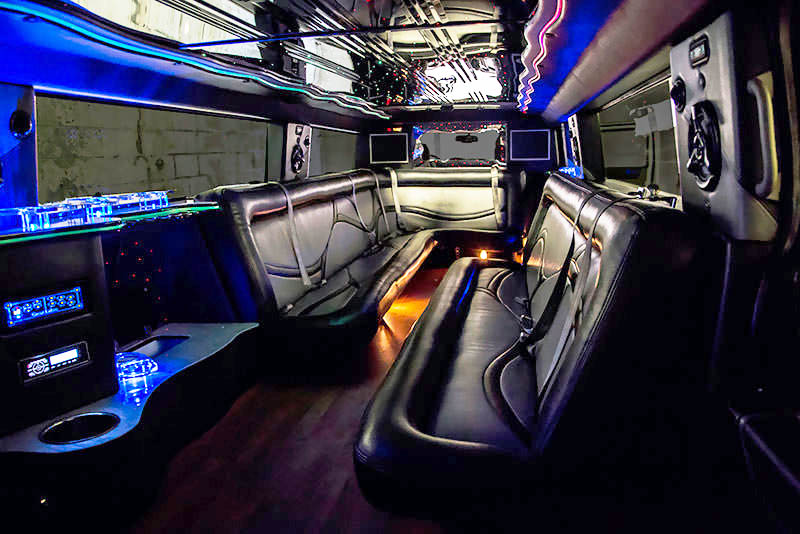 hummer limousine interior